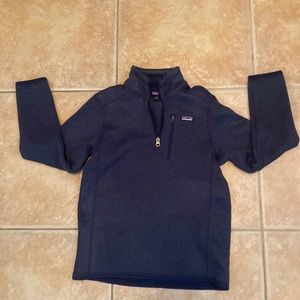 Patagonia Kids Quarter Zip Fleece Sweater